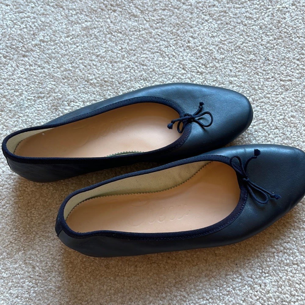 J.Crew Navy Zoe Ballet Flats size 8